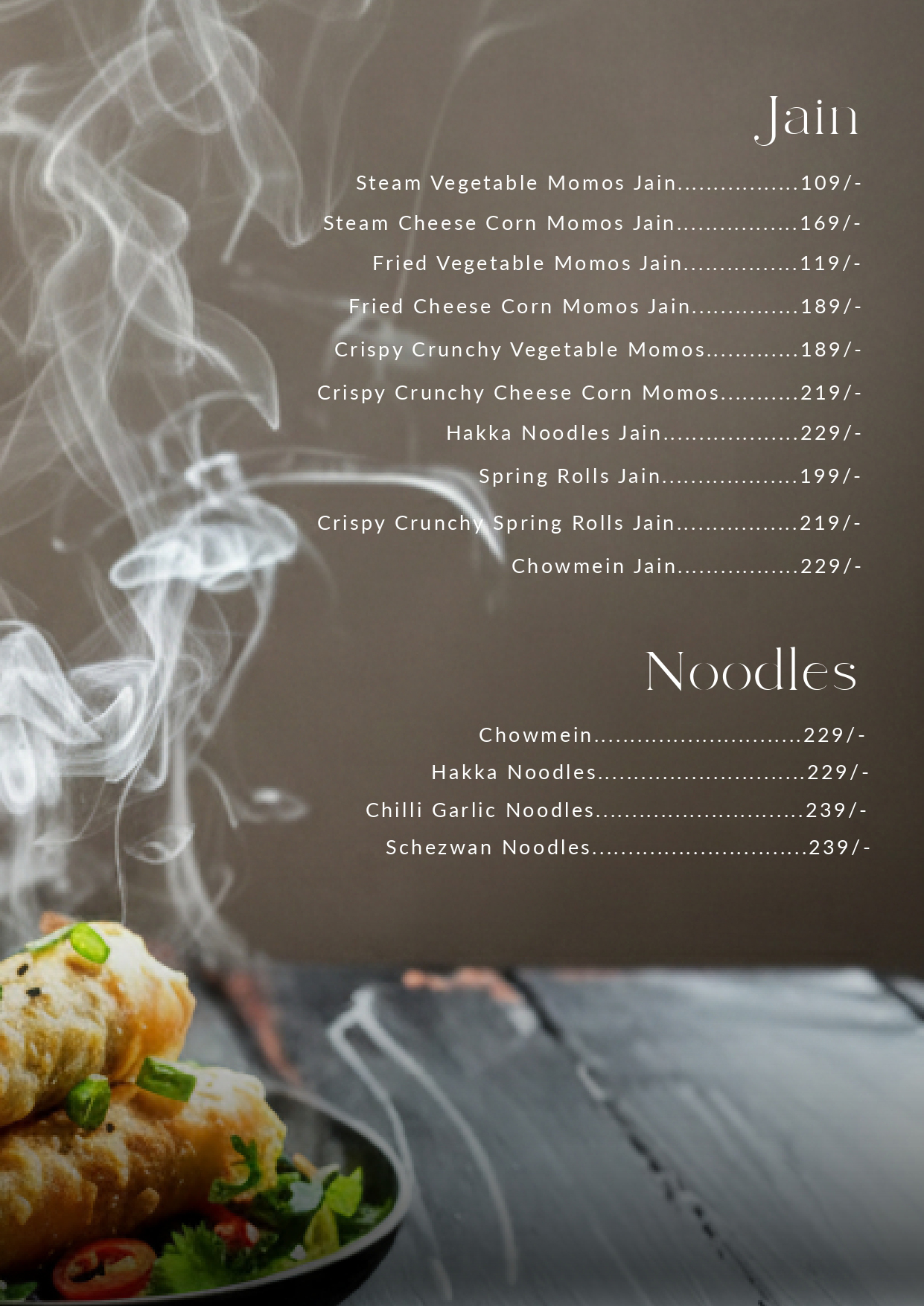 menus