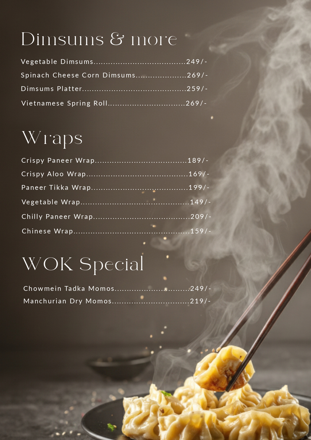 menus