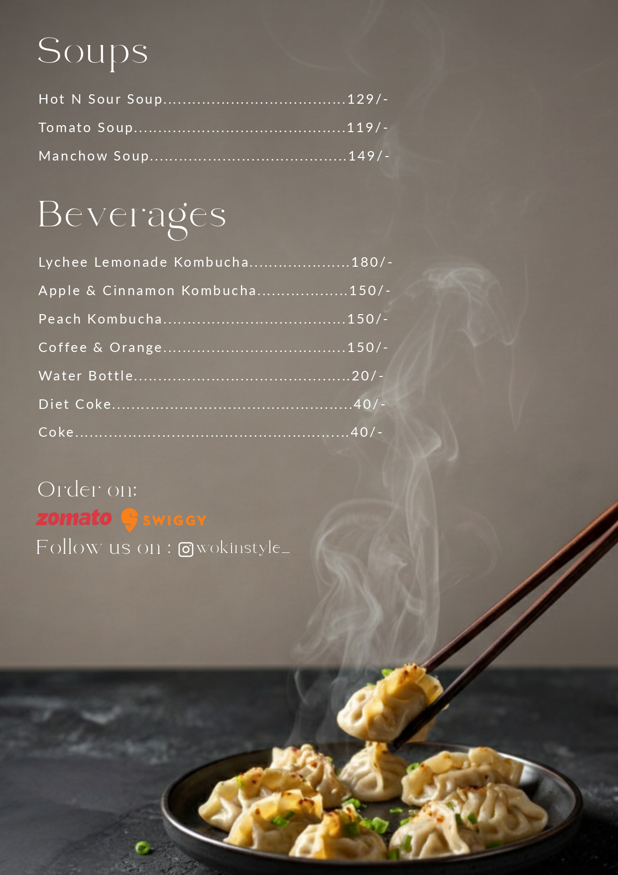 menus